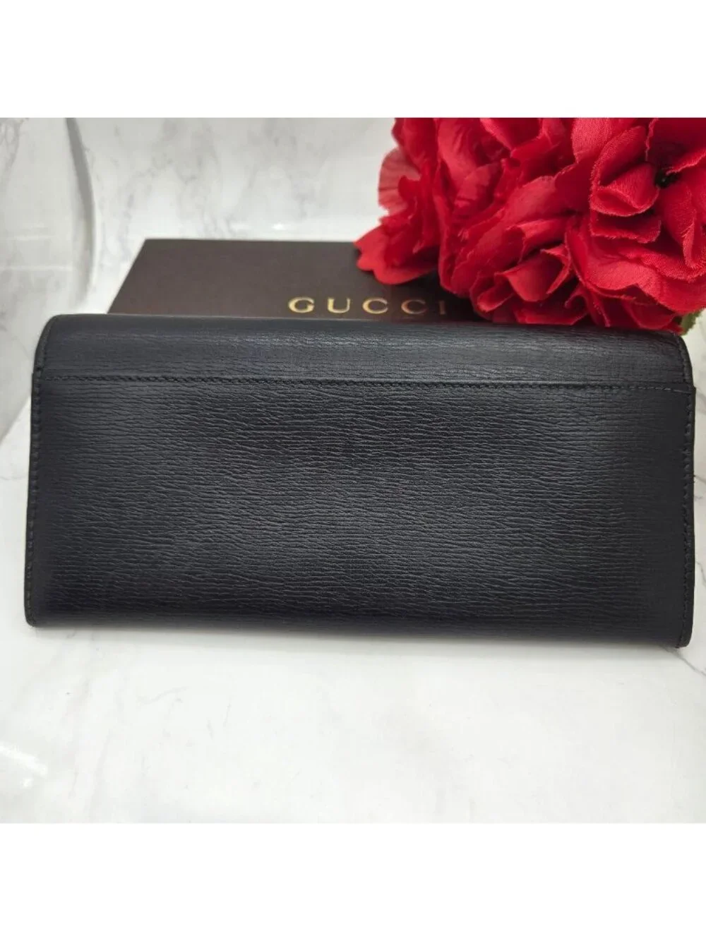 Gucci Long Wallet Wallet Horsebit Hardware Black - Picture 2 of 15